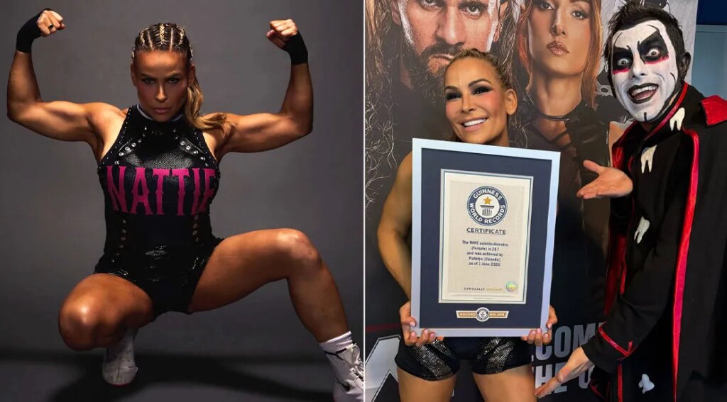 WWE Star Nattie Neidhart Sets New Guinness World Record With 257 Submission Wins