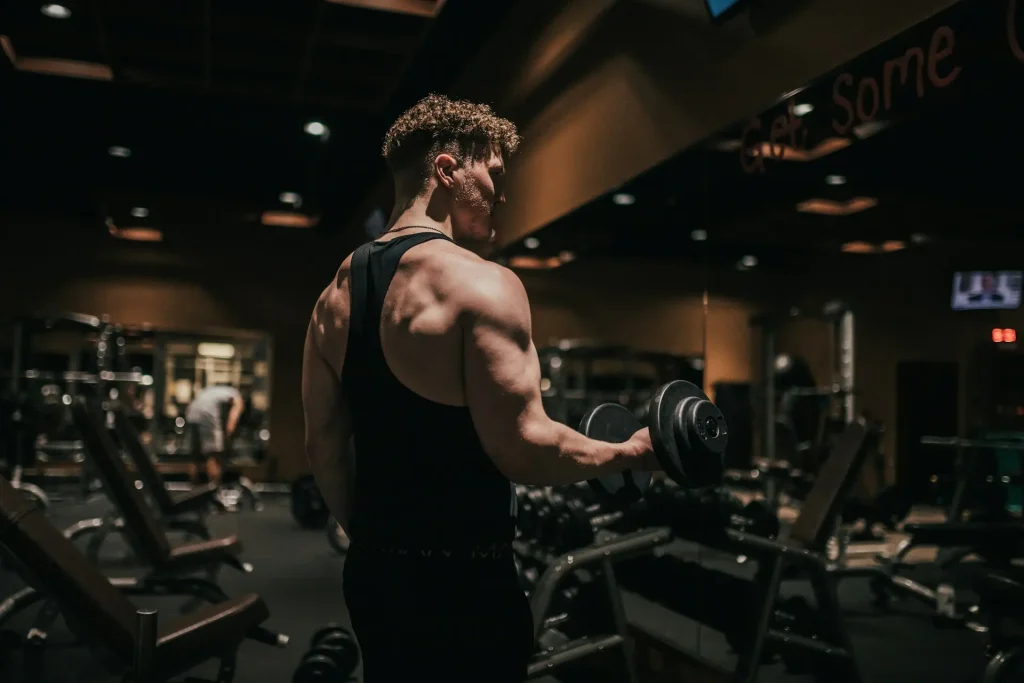 Man in gym