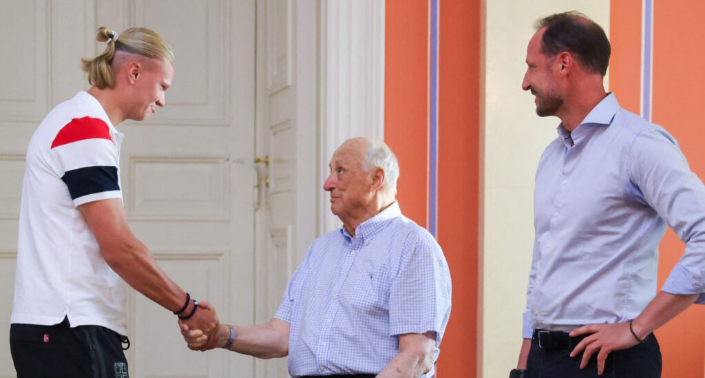 Erling Haaland Meets Royalty After Emotional Homecoming to Norway