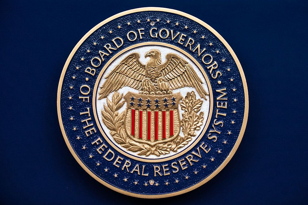 Dow Loses 328 Points While Waiting for the Fed: Stock Market Today The seal of the Federal Reserve is pictured before Fed Chairman Kevin Warsh conducted a news conference after a meeting of the Federal Open Market Committee on Wednesday, June 17, 2026.